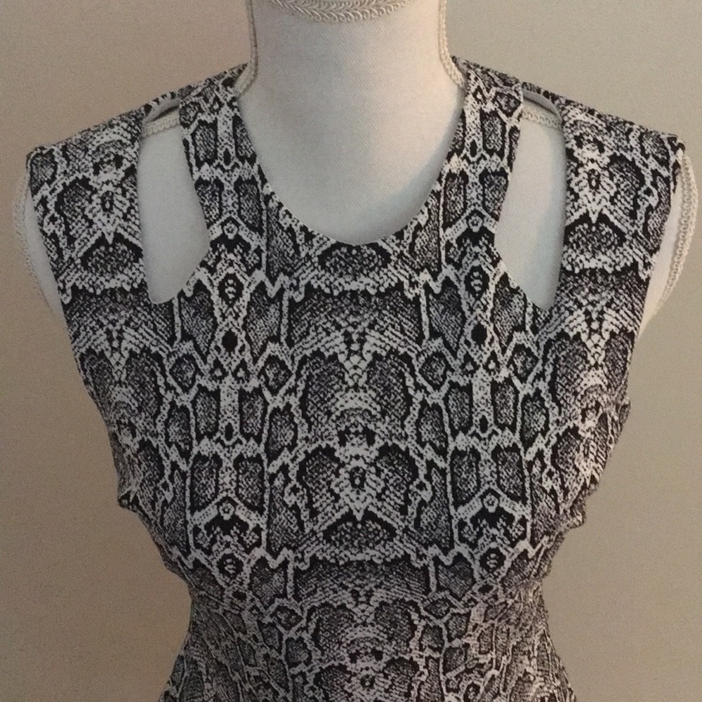 Cache’ Snakeskin Sprint Sheath Dress - image 2